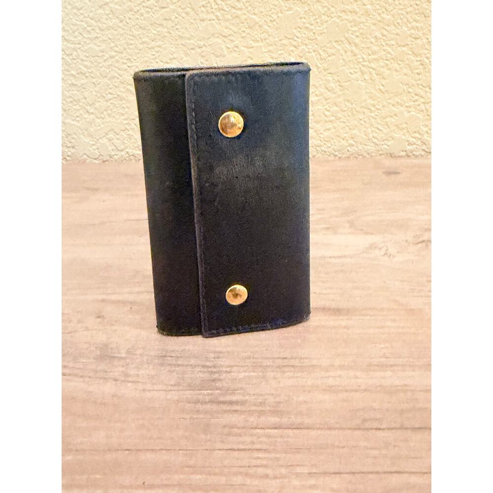 Hermès Killys Leather Key Holder – Black Leather – Gold Hardware